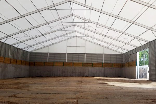 Duża hala aluminiowa namiotowa