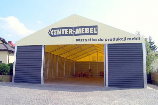 Hala namiotowa do produkcji mebli