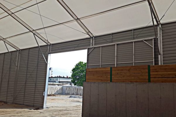 Hala magazynowa z aluminium