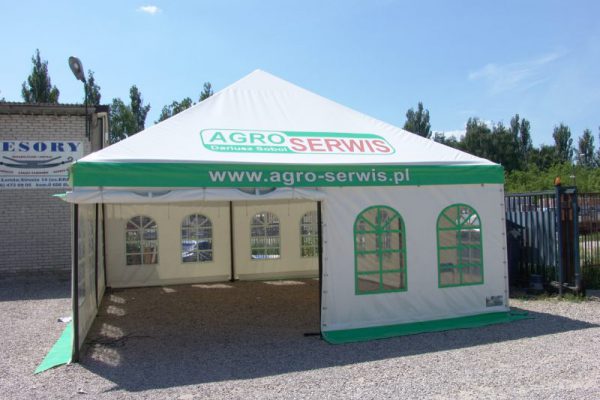 Namiot hali pojedyńczej zielonej Białystok